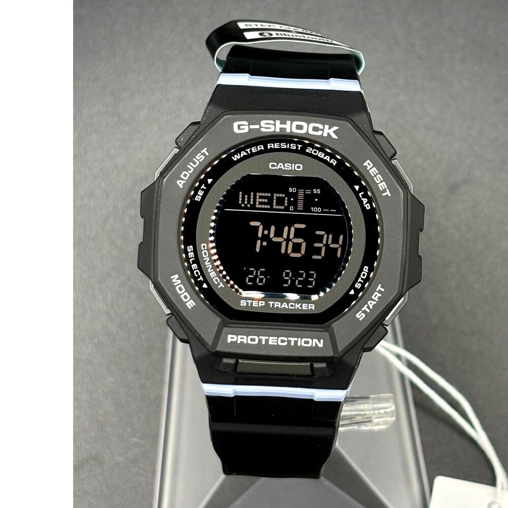 Casio G-Shock G-SQUAD GMD-B300-1 Step Tracker Bluetooth Digital Watch NIBWT